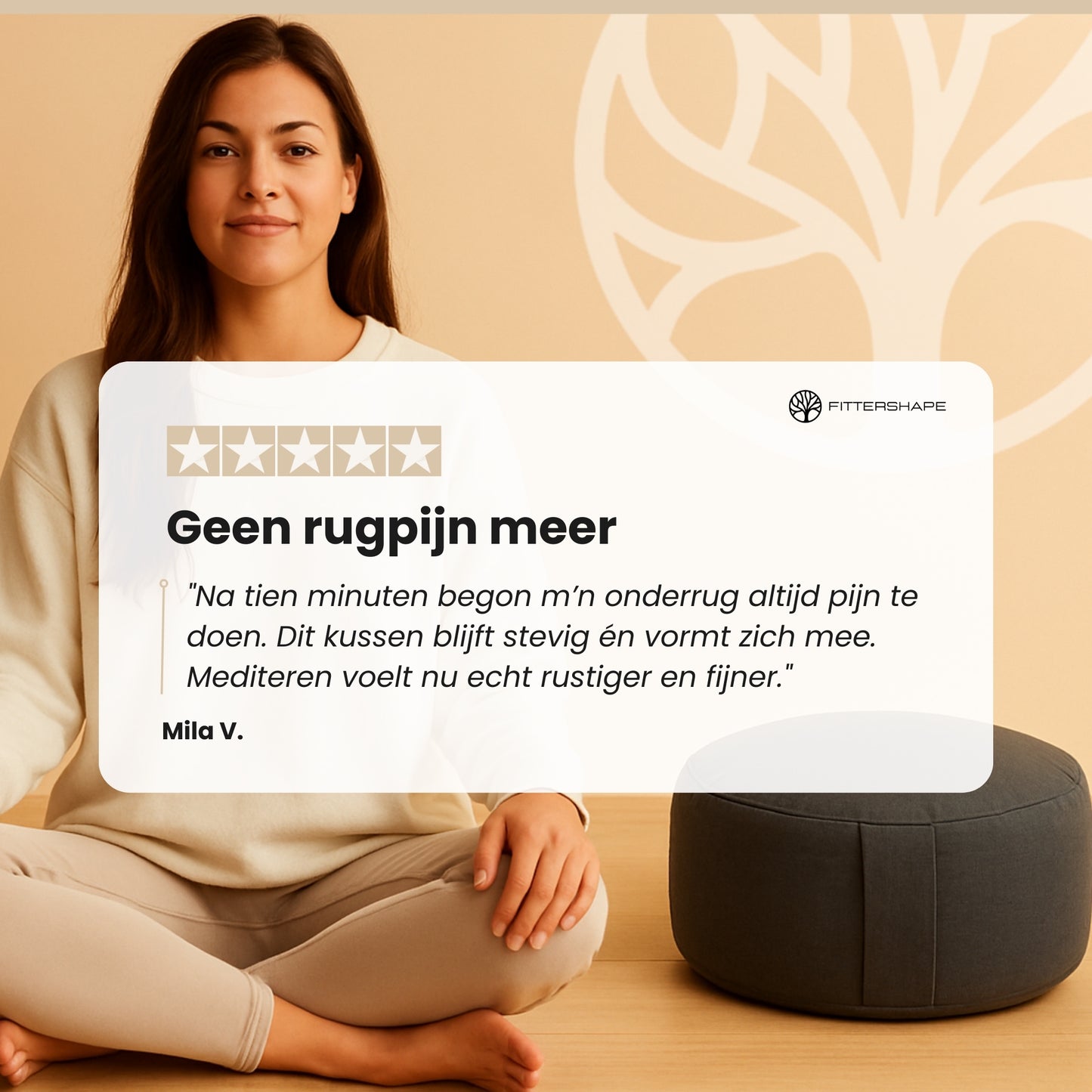 ZenSupport Kussen | meer comfort bij yoga en meditatie