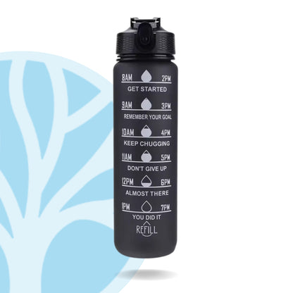 HydrateTrack Bottle | Waterfles Met Tijdlijn – Voor Dagelijks Gebruik