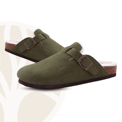 CozyStrap Slipper | Orthopedische Damespantoffel – Met Verstelbare Band