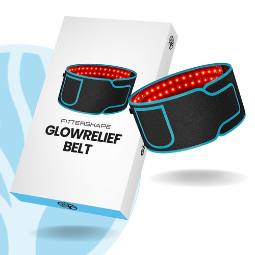 Fittershape GlowRelief Belt | Roodlicht Therapie – Tegen Pijn & Opgeblazen Gevoel