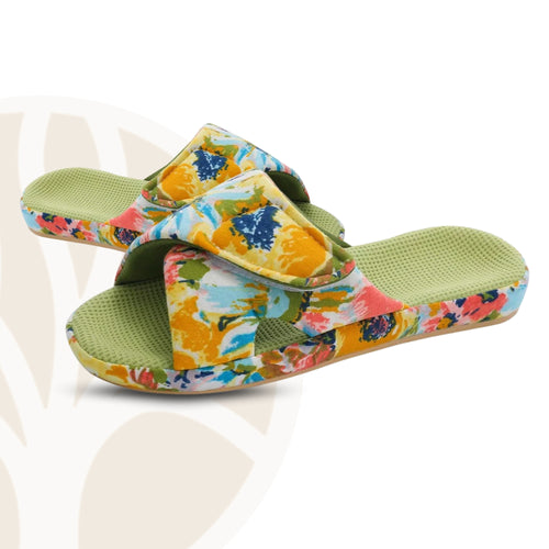 FloralEase Slippers | Orthopedisch Comfort – Voor Thuisgebruik