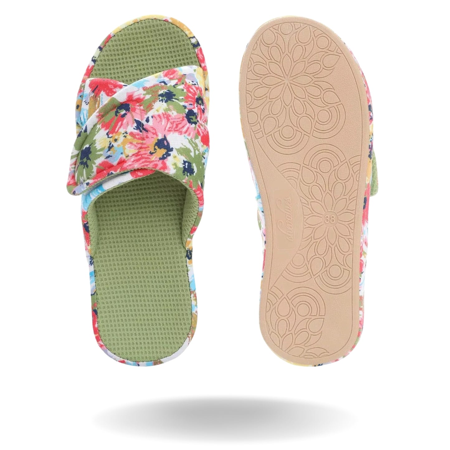 FloralEase Slippers | Orthopedisch Comfort – Voor Thuisgebruik