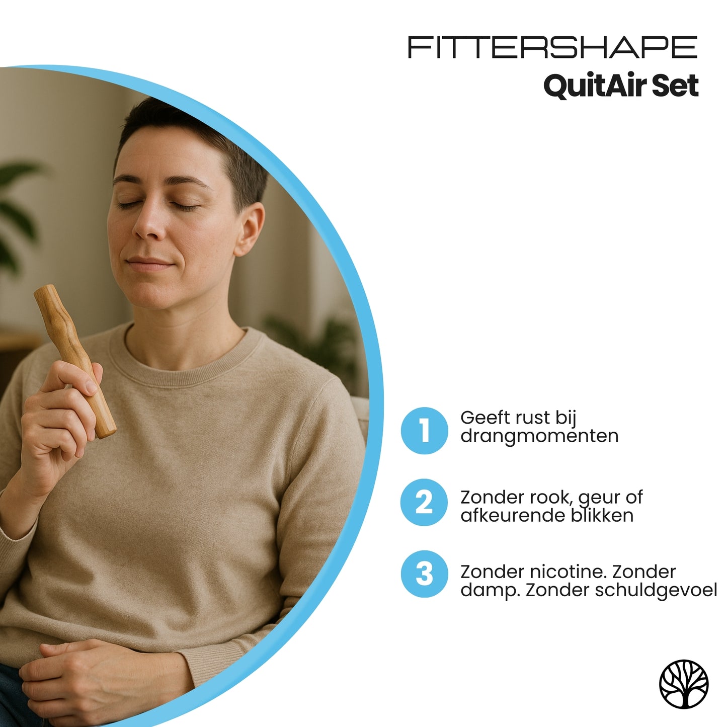 QuitAir stoppen met roken set | Natuurlijk alternatief voor roken en vapen