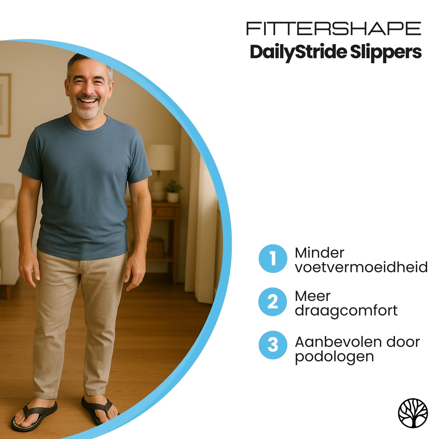 DailyStride Slippers | Orthopedisch Comfort – Voor Elke Dag
