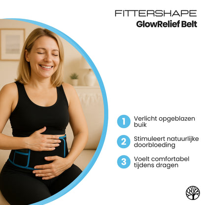 Fittershape GlowRelief Belt | Roodlicht Therapie – Tegen Pijn & Opgeblazen Gevoel