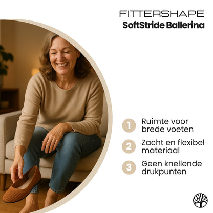 SoftStride Ballerina | Comfortschoen – Voor Gevoelige Voeten