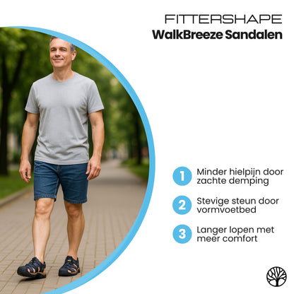 WalkBreeze Sandalen | Heren Comfort – Tegen Voet- En Hielpijn