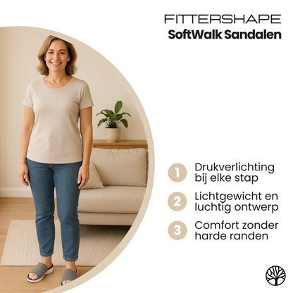 SoftWalk Sandalen | Orthopedisch Comfort – Voor Gevoelige Voeten