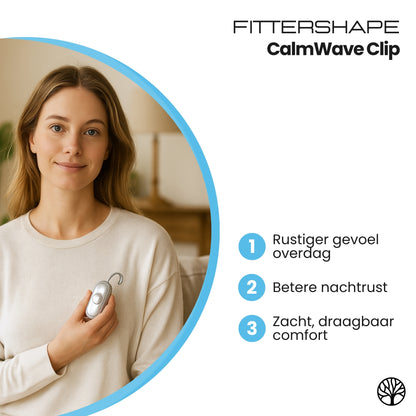 CalmWave Clip | Stressverlichter – Voor Ontspanning Onderweg