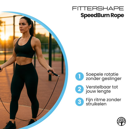 SpeedBurn Rope | Springtouw – Voor Kracht & Cardio Workouts