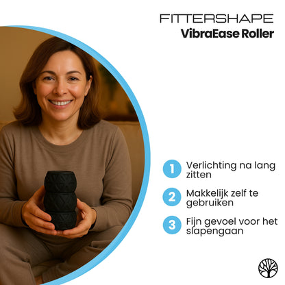 Fittershape VibraEase Roller | Diepe Spiermassage – Voor Sneller Herstel