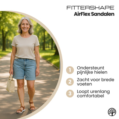 Fittershape AirFlex Sandalen | Slip-On Comfort – Voor Steun & Gemak