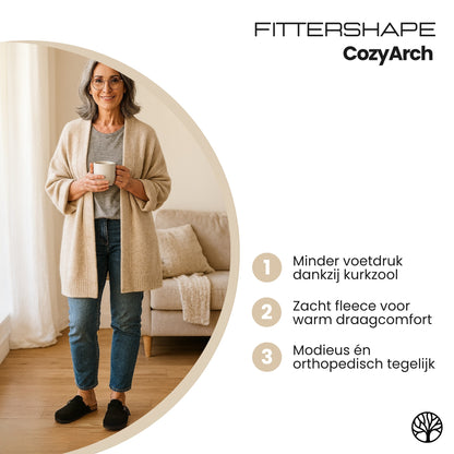 Fittershape CozyArch Pantoffels | Orthopedisch Comfort – Voor Thuisgebruik