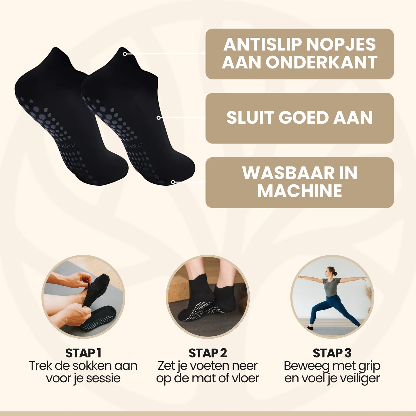 GripBalance Socks | Anti-Slip Yogasokken – Voor Veilige Workouts