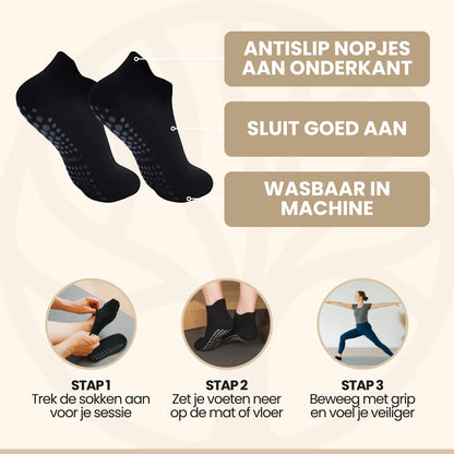 GripBalance Socks | Anti-Slip Yogasokken – Voor Veilige Workouts