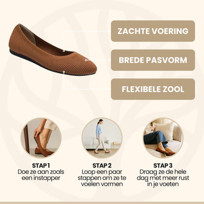 SoftStride Ballerina | Comfortschoen – Voor Gevoelige Voeten