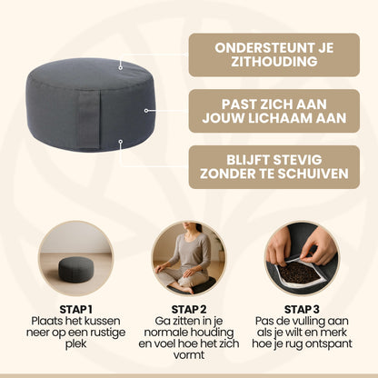 ZenSupport Kussen | meer comfort bij yoga en meditatie