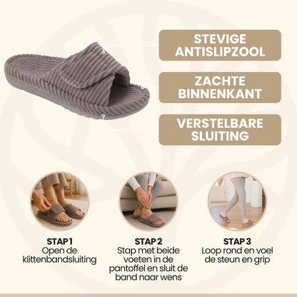 CozyStep Slipper | Orthopedische Damespantoffel – Voor Zacht & Steunend Thuiscomfort
