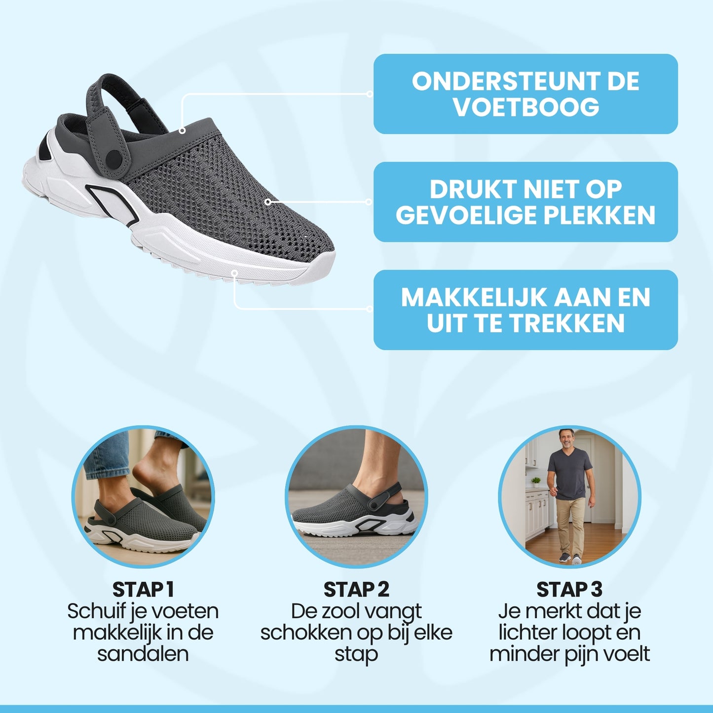 ArchStride Sandalen | Orthopedisch Comfort – Voor Gevoelige Voeten