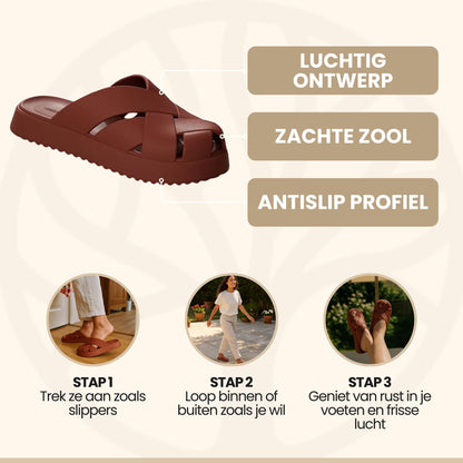 SummerGrip Slippers | Ademend & Antislip – Voor Zomercomfort