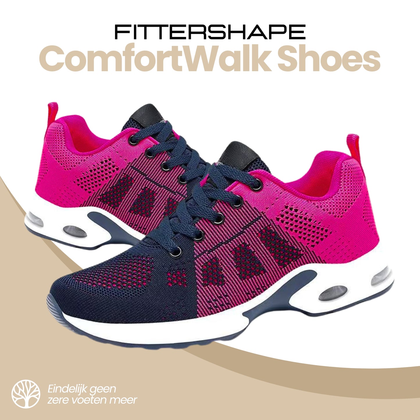 Fittershape ComfortWalk Shoes | Orthopedisch Design – Voor Langdurig Loopcomfort