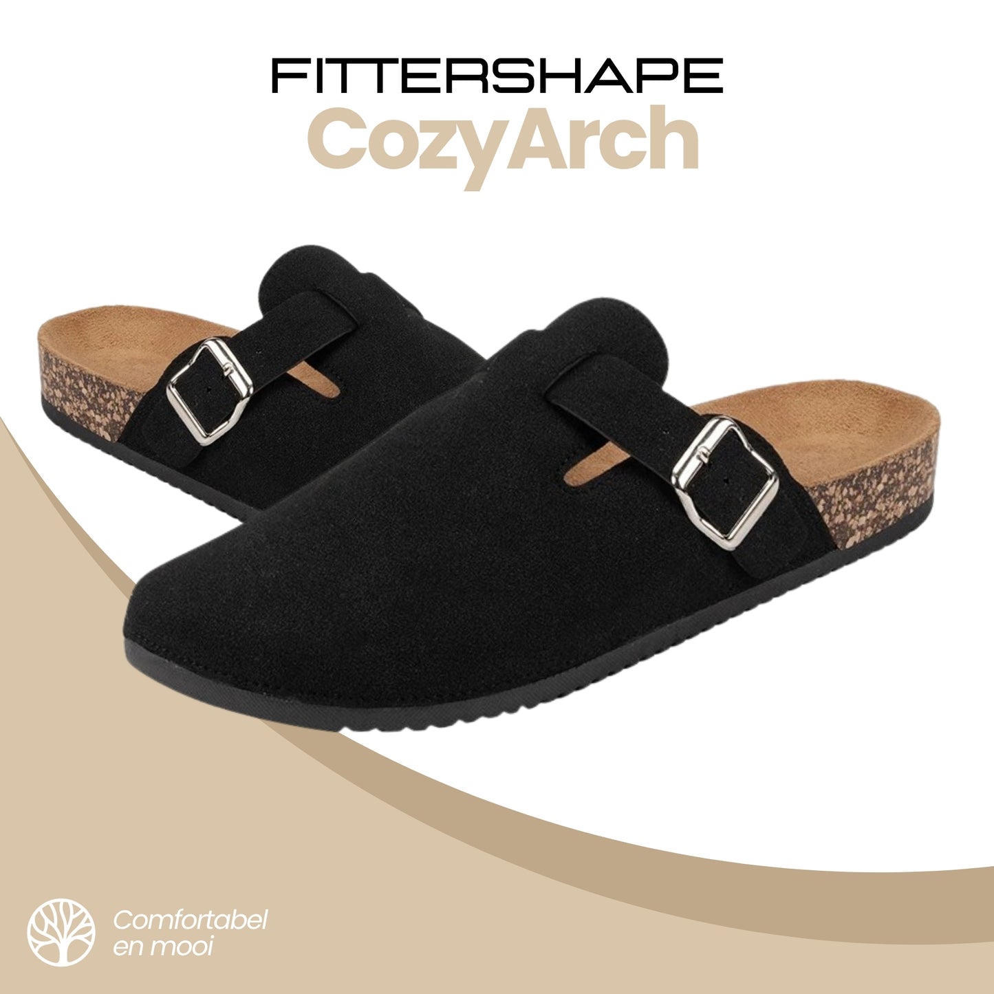 Fittershape CozyArch Pantoffels | Orthopedisch Comfort – Voor Thuisgebruik