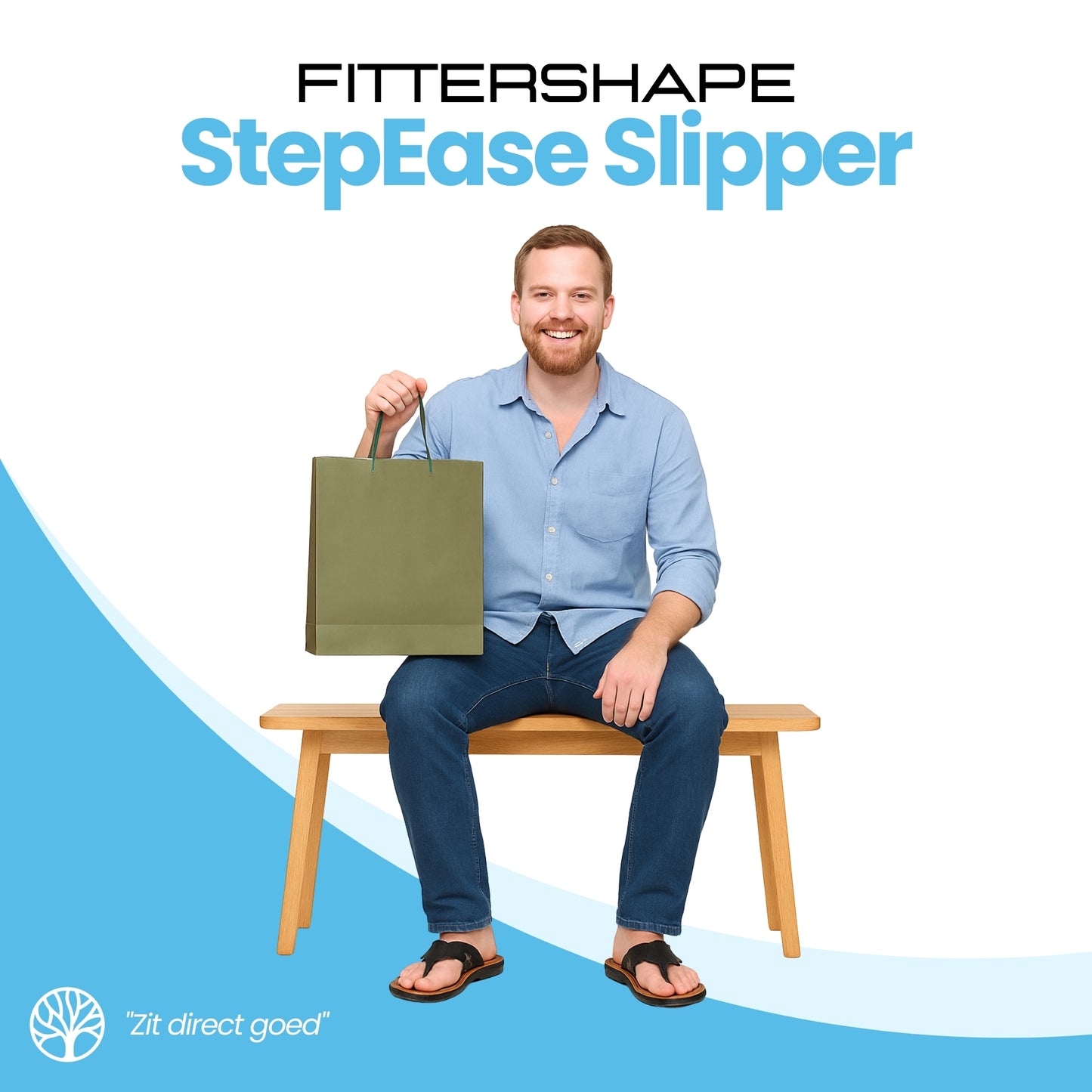 StepEase Slipper | Orthopedische Heren Teenslipper – Voor Extra Loopcomfort