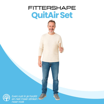 QuitAir stoppen met roken set | Natuurlijk alternatief voor roken en vapen