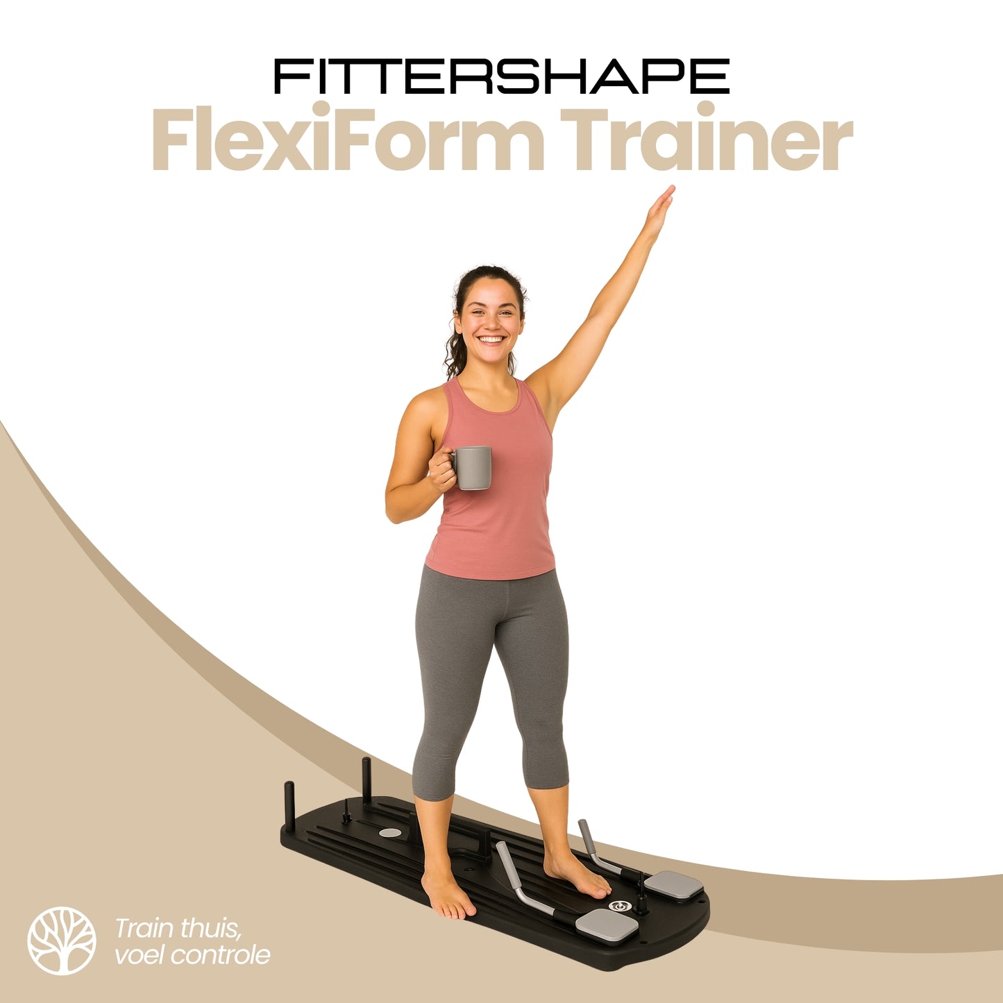 FlexiForm Trainer | Inklapbare Pilates Reformer – Voor Thuisgebruik