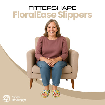 FloralEase Slippers | Orthopedisch Comfort – Voor Thuisgebruik