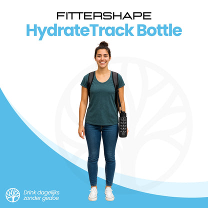 HydrateTrack Bottle | Waterfles Met Tijdlijn – Voor Dagelijks Gebruik