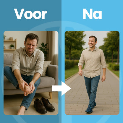 WalkEase Heren | Orthopedische Wandelschoen – Tegen Voetpijn
