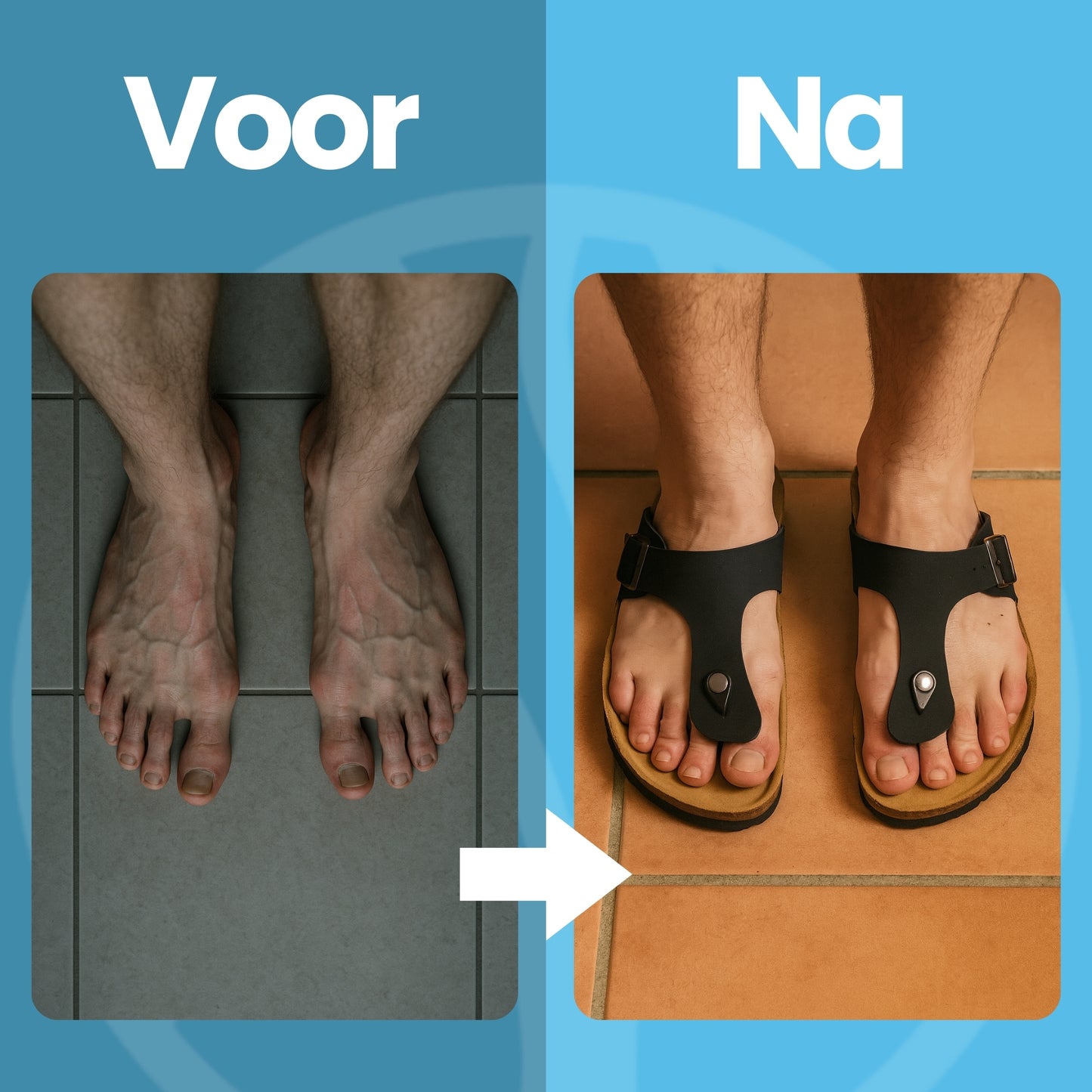 FlexSupport Sandals | Heren Tongs – Met Verstelbare Steun