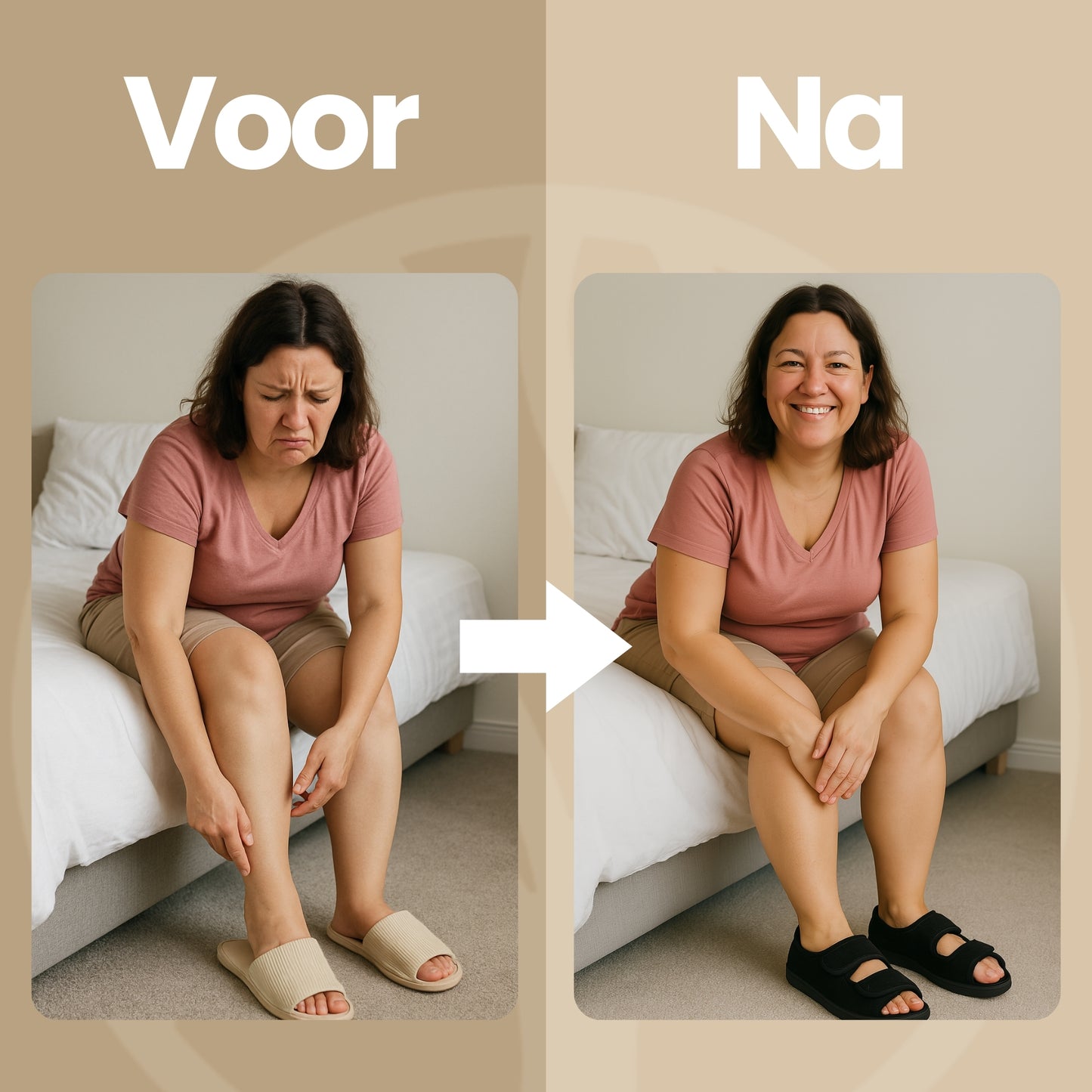 EasyStride Slippers | Orthopedisch Comfort – Met Klittenbandsluiting