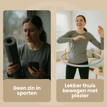 CoreHoop Plus | Verzwaarbare Fitness Hoelahoep – Voor Een Strakkere Taille