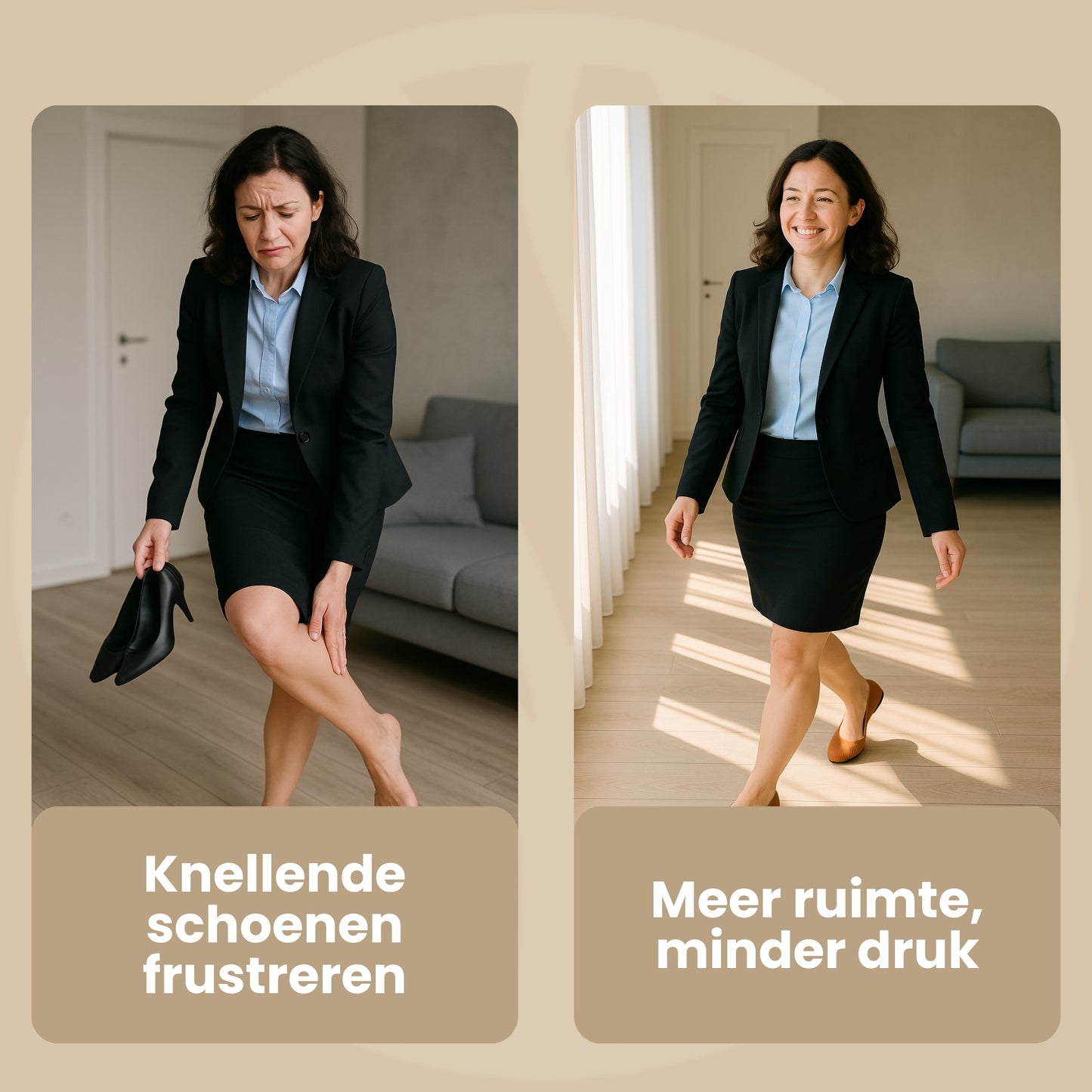 SoftStride Ballerina | Comfortschoen – Voor Gevoelige Voeten