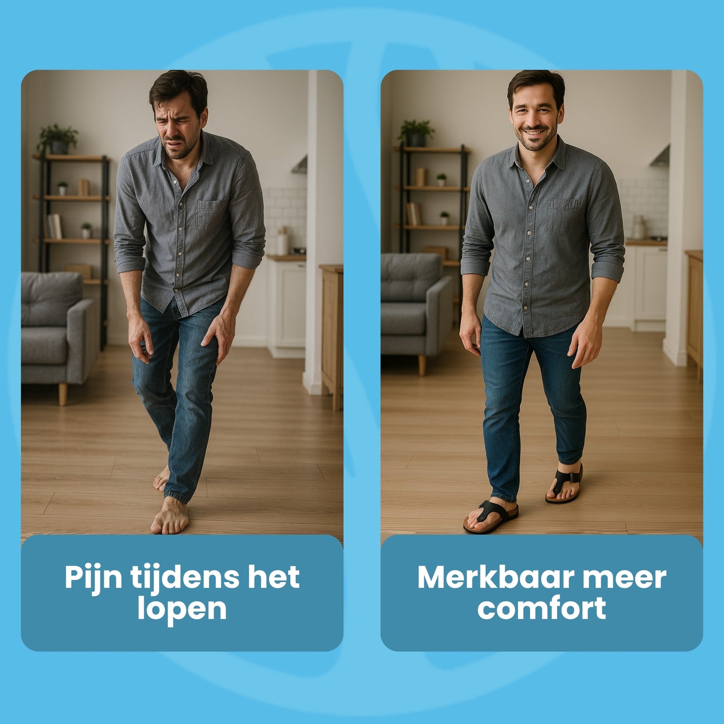 FlexSupport Sandals | Heren Tongs – Met Verstelbare Steun