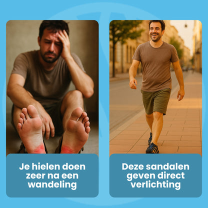 WalkBreeze Sandalen | Heren Comfort – Tegen Voet- En Hielpijn