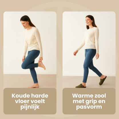 CozyStrap Slipper | Orthopedische Damespantoffel – Met Verstelbare Band
