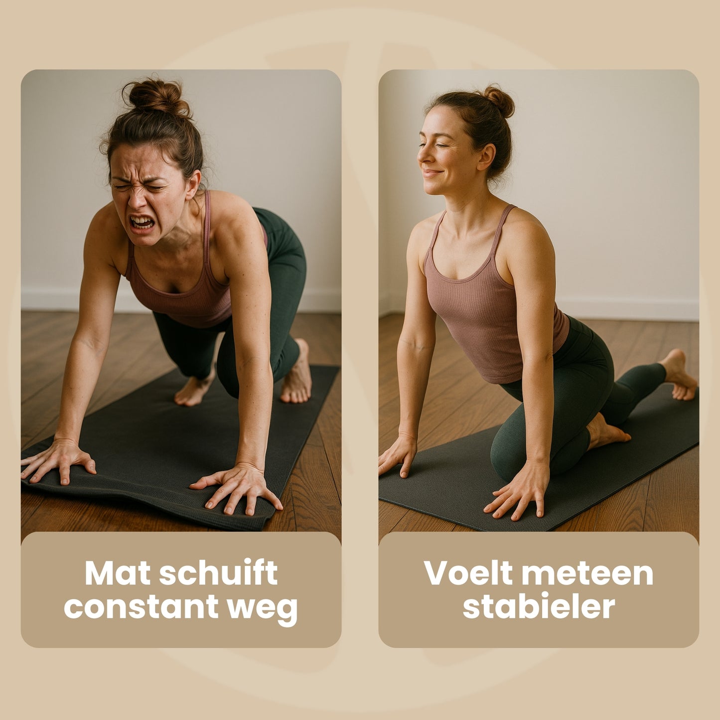 BalanceGrip Mat | Yogamat Met Extra Dikte – Voor Ondersteuning & Grip