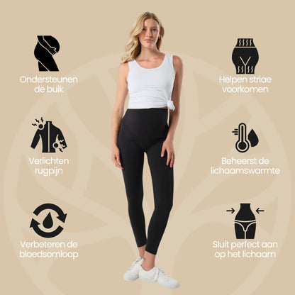 Fittershape MomEase Legging | Comfortabele Zwangerschapsbroek – Met Extra Buiksteun