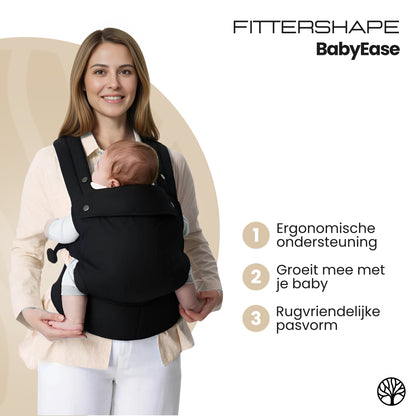 Fittershape BabyEase | Ergonomische Draagzak – Voor Comfortabel Dragen