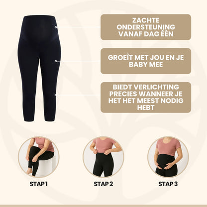 Fittershape MomEase Legging | Comfortabele Zwangerschapsbroek – Met Extra Buiksteun