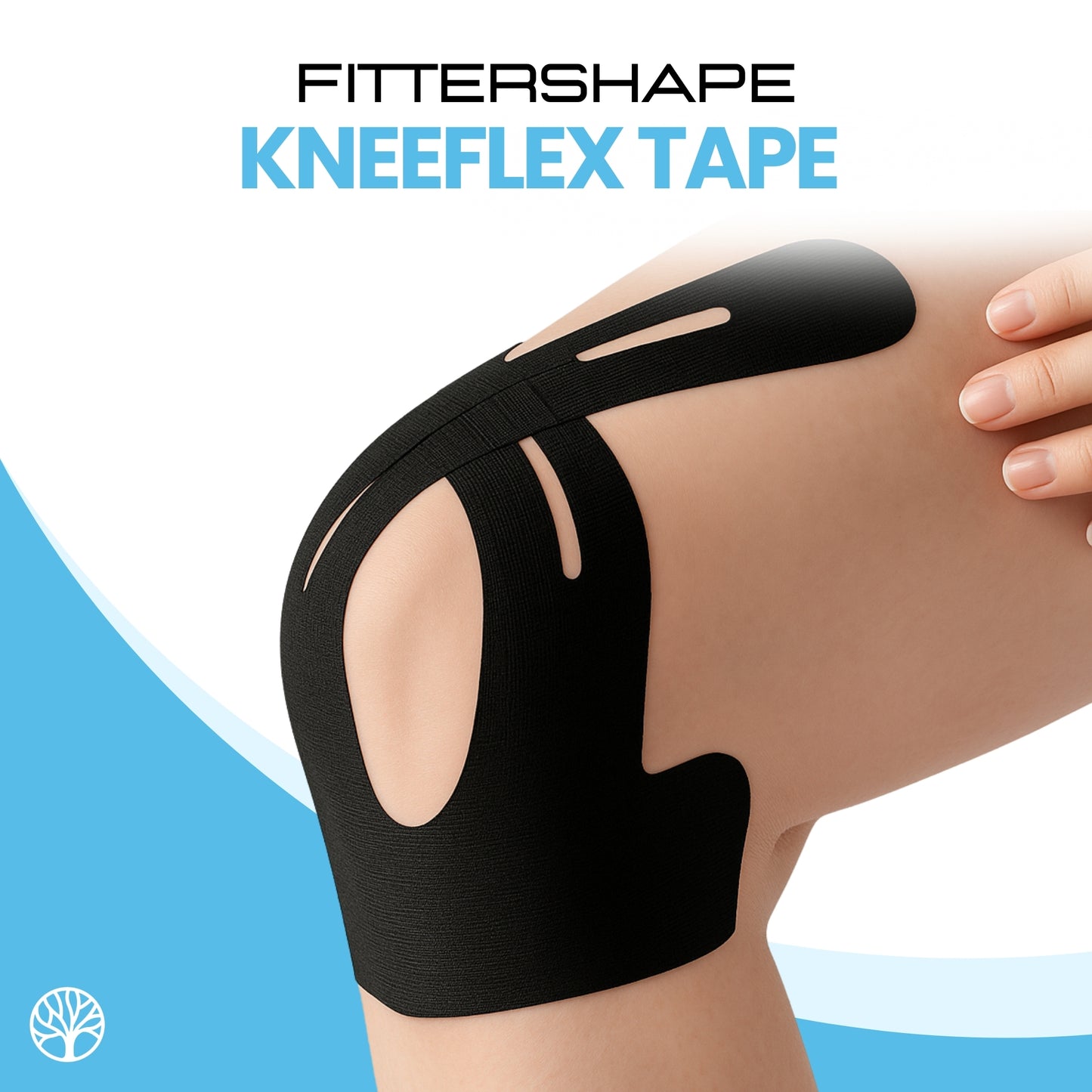 Fittershape KneeFlex Tape | Kinesiologie Tape – Voor Knieondersteuning