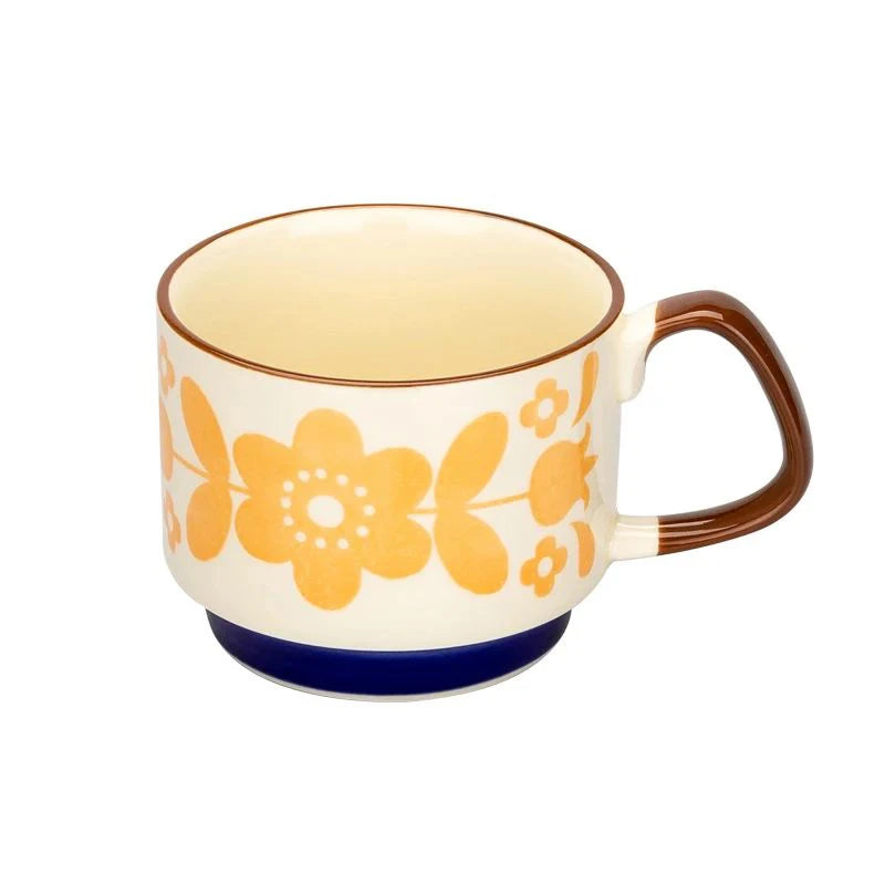 Mok met Appelmotief – Keramiek – Voor Koffie of Thee
