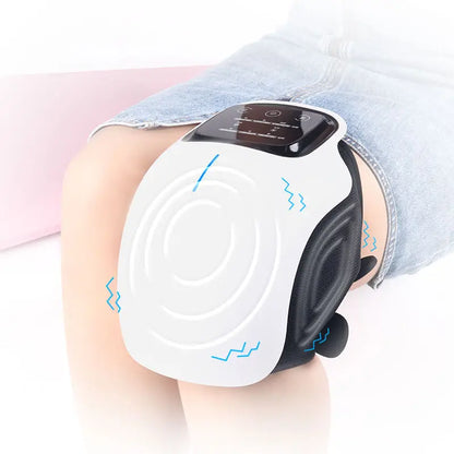 Draagbaar massageapparaat – Vibratie – Verwarming – Voor knie en spieren