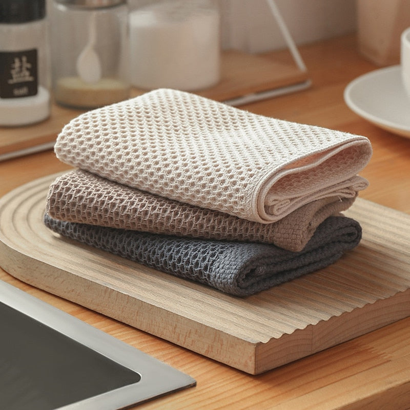 Wafeldoek – Zachte stof – Voor keuken en badkamer