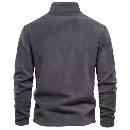 Heren Fleece Trui – Half Rits – Voor Koudere Dagen