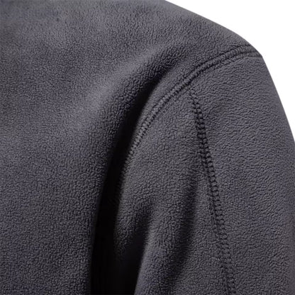 Heren Fleece Trui – Half Rits – Voor Koudere Dagen