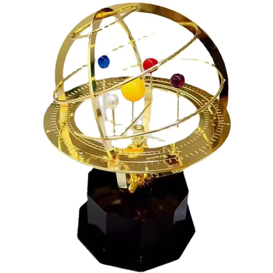 Aardbol met Beweging – Zonne- en Planetensysteem – Decoratief Model